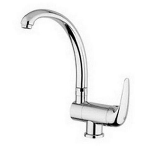 Miscelatore monocomando per lavello con canna orientabile Paffoni serie Duemila DU189CR  Cromato - Ottone