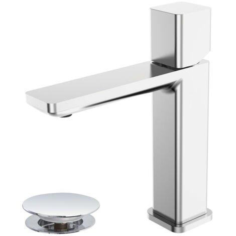 MISCELATORE MONOCOMANDO RUBINETTO LAVABO CROMATO LUCIDO SERIE LOTUS FERIDRAS