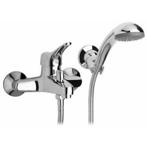 MISCELATORE MONOCOMANDO VASCA CON ACCESSORI LINEA DERBY Cromo