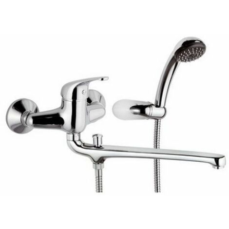 MISCELATORE MONOCOMANDO VASCA CON ACCESSORI LINEA EPIC Cromo