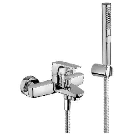 MISCELATORE MONOCOMANDO VASCA CON ACCESSORI SPARTACO Cromo MAMOL