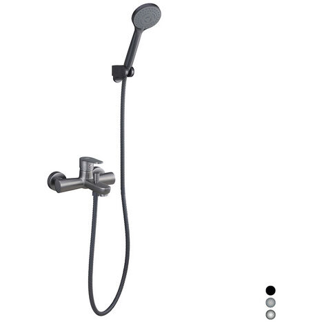 Miscelatore monocomando vasca nero opaco