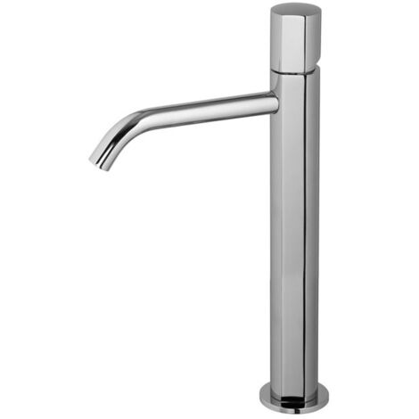Miscelatore monoforo lavabo alto, nichel spazzolato F3181/HSN