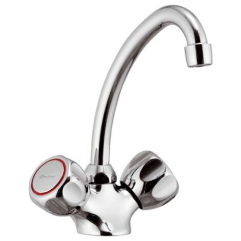 MISCELATORE MONOFORO LAVELLO LINEA DOMINO Cromo