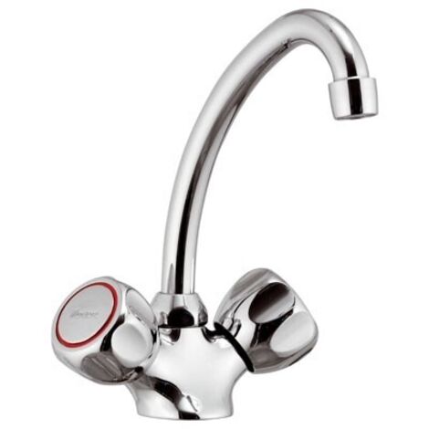 Miscelatore monoforo lavello linea domino  Cromo MARIANI