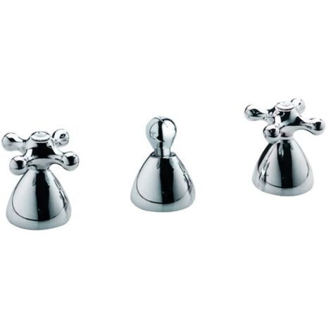 Miscelatore per bidet a 3 fori per erogazione brida Mamoli Epoca 55590000E051  Cromo