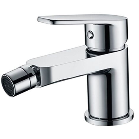 Miscelatore per bidet monocomando  Modello TEIDE  Colore grigio  Finitura cromata [IMEX®]