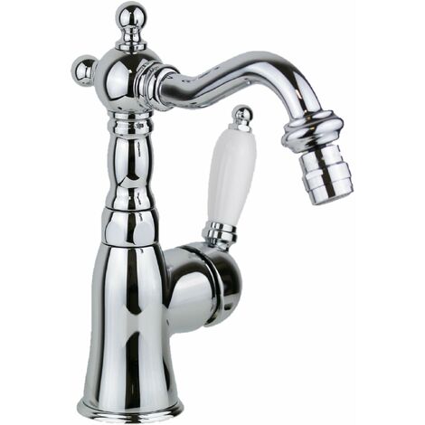 Miscelatore per bidet stile retrò in colore cromo Gattoni Orta 2752/27C0.OLD Cromo - Senza piletta di scarico - Cromo