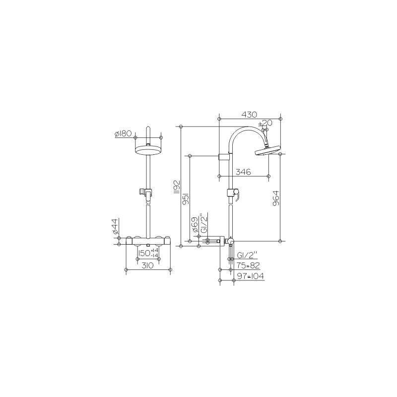 Montaggio Soffione Doccia A Parete.Miscelatore Per Doccia Keuco Plan Blu Con Soffione Doccia 53924 Per Montaggio A Parete Cromato 53924010200