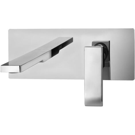 Miscelatore per lavabo ad incasso con bocca 150 mm Paffoni serie Level LES104CR  Cromato - Ottone