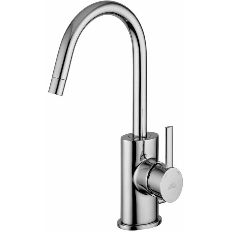 Paffoni - Miscelatore lavabo con canna orientabile serie Berry BR077CR Cromato - Ottone