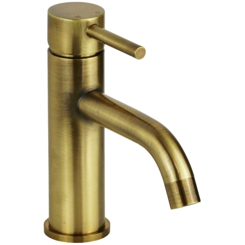 Pollini Acqua Design - Miscelatore per lavabo modello tondo in colore bronzo Pollini Jessy mxlamcmmcoa Bronze