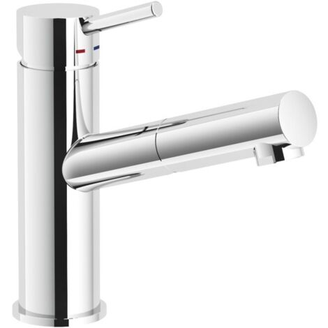 Miscelatore per lavabo monocomando in ottone cromato - Nobili Live