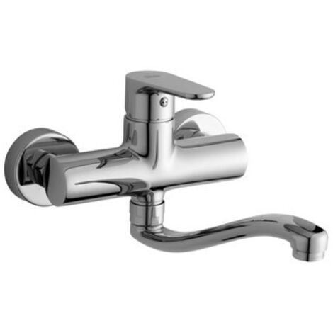 Miscelatore per lavello a muro serie green paffoni