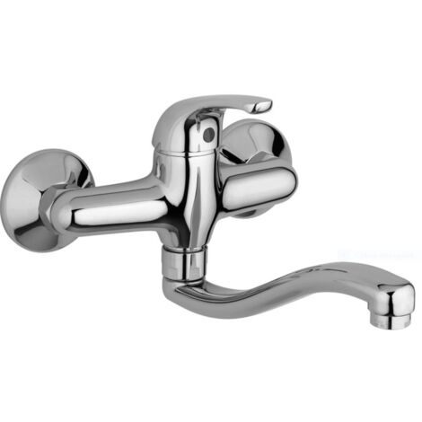 Miscelatore per lavello a parete Paffoni serie Apollo 3 APM3161CR  Cromato - Ottone