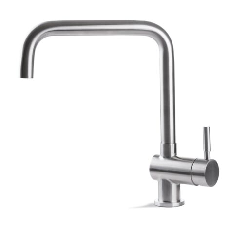 Miscelatore per lavello da cucina acciaio inox Vema TIBER STEEL KITCHEN V19020 Satinato