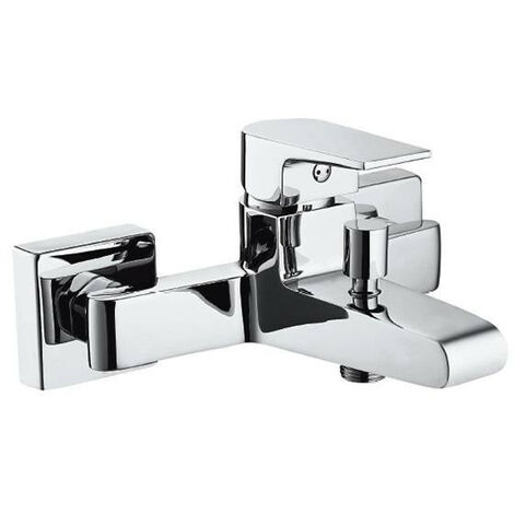 Miscelatore Per Vasca Esterno Con Duplex OMEGA - Incluso Set Doccia - Materiale: Ottone Cromato