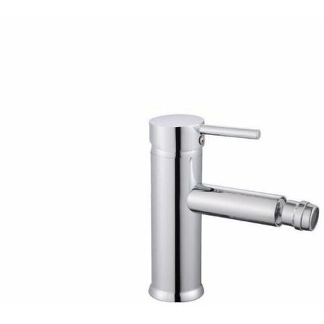 Miscelatore rubinetto lavabo bidet bagno acciaio inox cromato +piletta RAY 87387