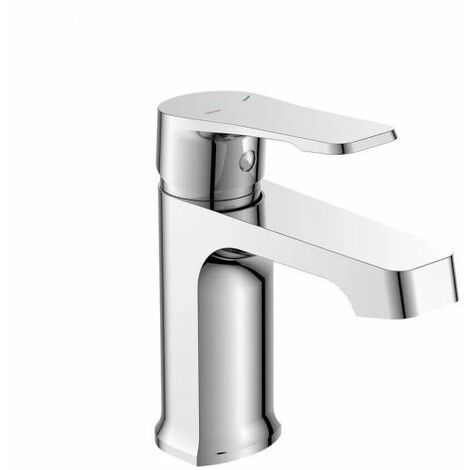 Miscelatore rubinetto lavabo lavello bagno ottone cromato + piletta ALLURE 87111
