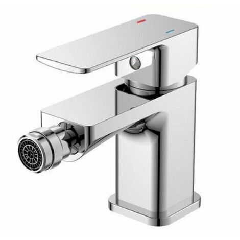 Miscelatore rubinetto per bidet bagno in ottone cromato + piletta SHAPE 87115