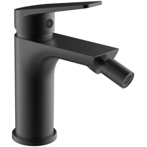 Miscelatore rubinetto per bidet monocomando nero opaco Kalos