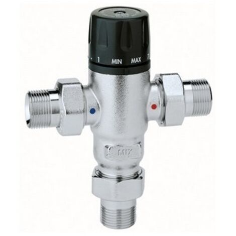 MISCELATORE TERMOSTATICO ANTICALCARE REGOLABILE 3/4" CALEFFI