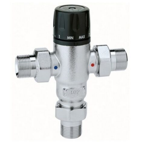 MISCELATORE TERMOSTATICO ANTICALCARE REGOLABILE 3/4&quot