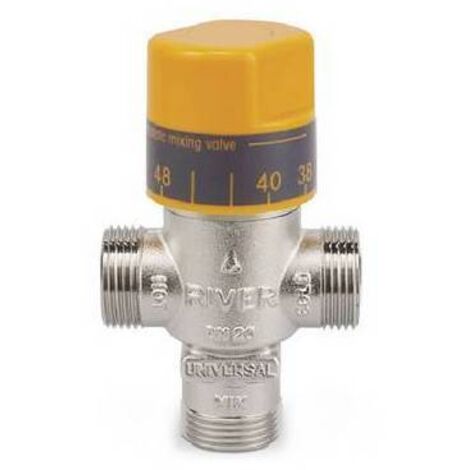 MISCELATORE TERMOSTATICO ANTISCOTTATURA PER PANNELLI SOLARI 3/4"