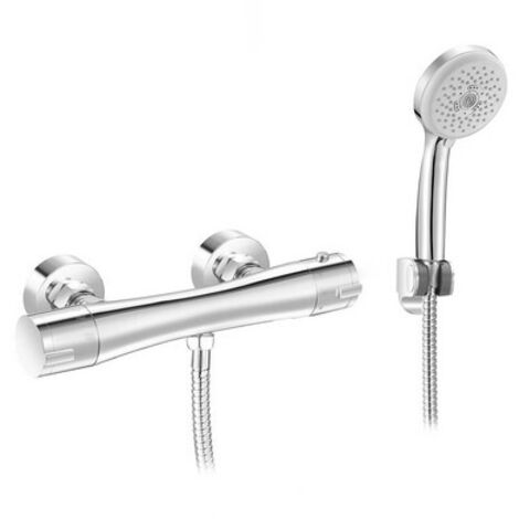 MISCELATORE TERMOSTATICO DOCCIA ESTERNO MOD. JOE- Cromo- DH- pezzi 1
