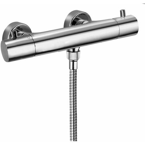 Miscelatore termostatico esterno doccia in colore cromo Paffoni Light LIQ168ECR  Cromo