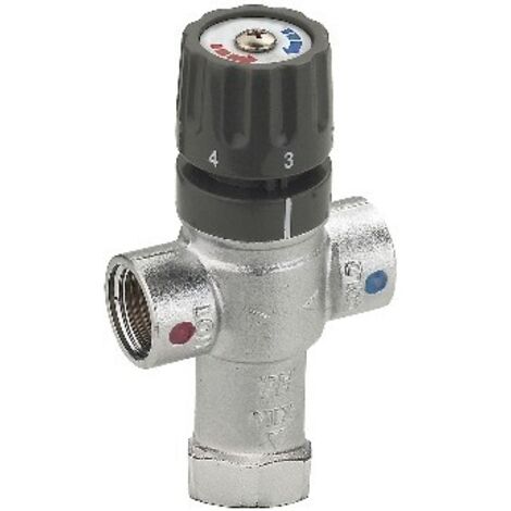 MISCELATORE TERMOSTATICO IN OTTONE 1/2" IDRAL