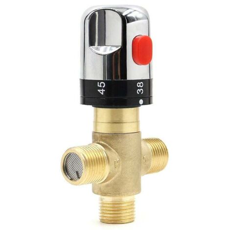 Miscelatore termostatico, miscelatore doccia con attacco G 1/2, acqua calda e fredda