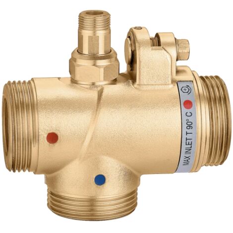 Miscelatore termostatico regolabile, per impianti centralizzati. Attacco 2"M Caleffi 524700  2"M