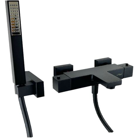 Miscelatore vasca esterno termostatico colore nero opaco Paini Venti V2YO105TCTH  Nero opaco