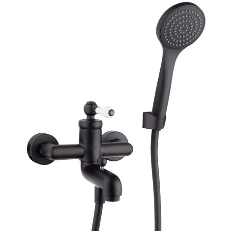 Miscelatore vasca esterno Tosca in ottone nero opaco di jacuzzi