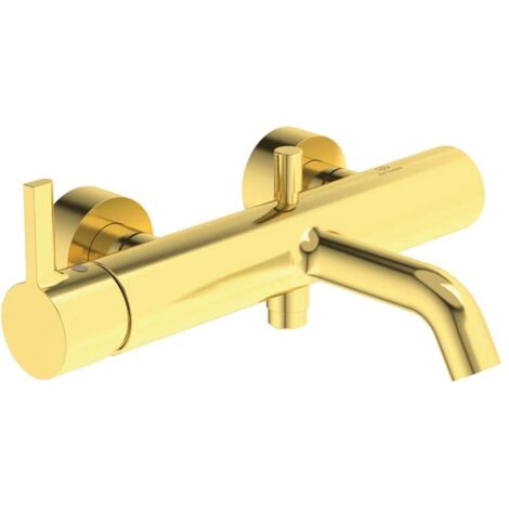 Miscelatore vasca JOY a vista oro spazzolato IDEAL STANDARD
