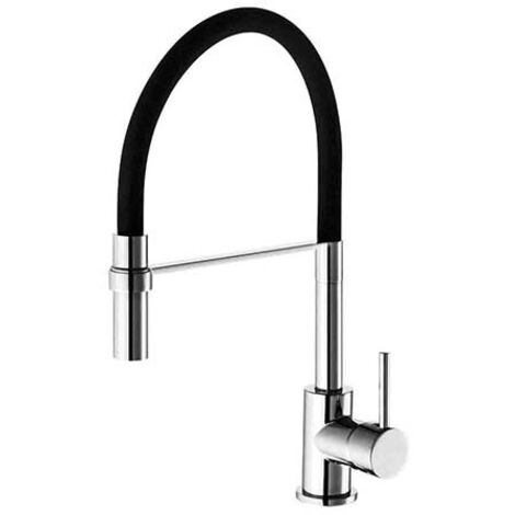 Miscelatore winter a canna alta con doccetta estraibile