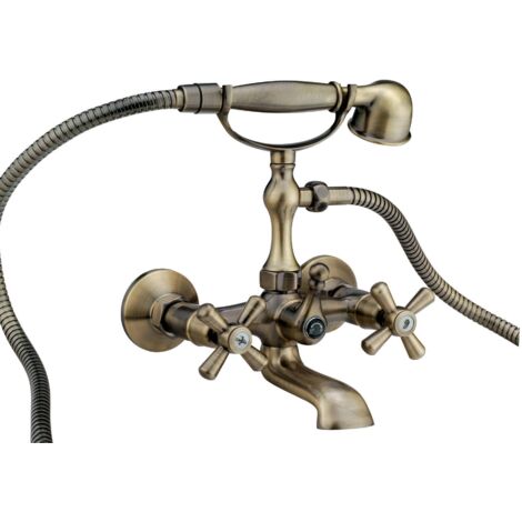 MISCHBATTERIE FÜR BECKEN SERIE CROCE SOFIA BRONZE