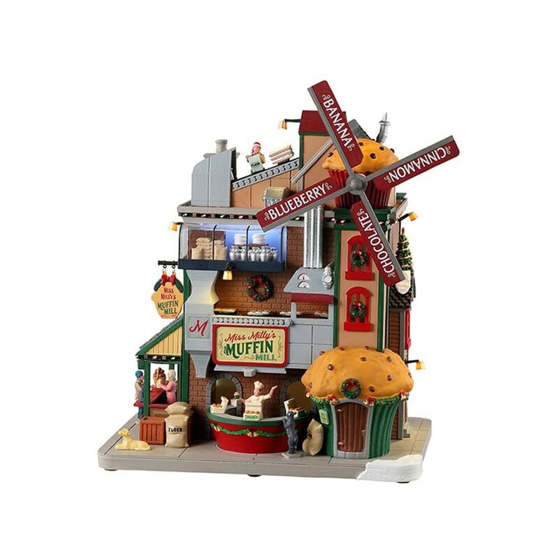 Lemax - Miss Milly'S Muffin Mill avec Adaptateur 4,5 v Réf. 35020
