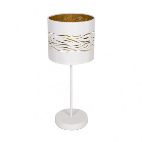 Mist Tischleuchte 1xe14 weiß/weiß-gold 43x17x17 cm