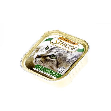 Mister Stuzzy Gatto, Patè 100gr - Vitello e Carote