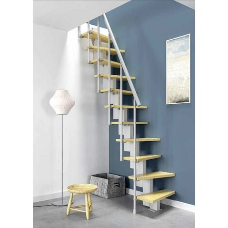 Misterstep - Scala Rettilinea (Dritta) - Modello Small - Colore Legno Naturale 12