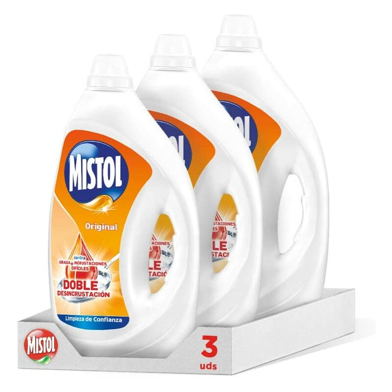 

Original - Lavavajillas líquido a mano 3,5L, Pack de 3 unidades - Mistol