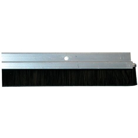 MISTRAL - Bas de porte vis alu brossé 93cm
