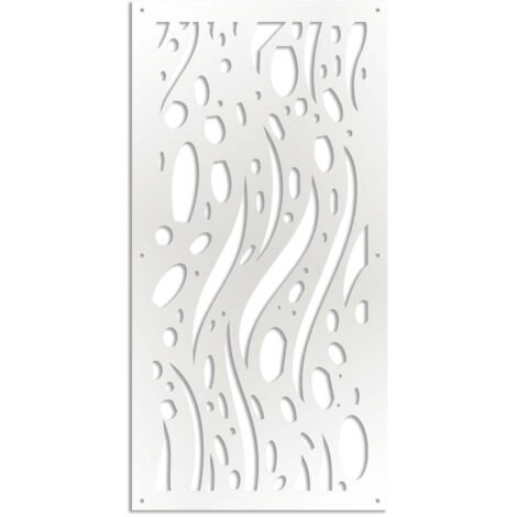 MISTRAL - Pannello in PVC traforato - Parasole - Misura: 50x150 cm - Colore: bianco