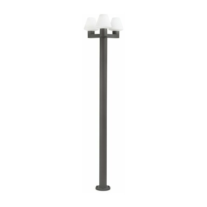 

Farola Exterior Led Faro Barcelona Mistu 74436F3-02 Gris Oscuro