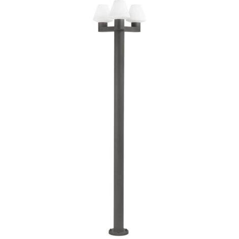 MISTU Garten Standleuchte dunkelgrau 74436F3-02