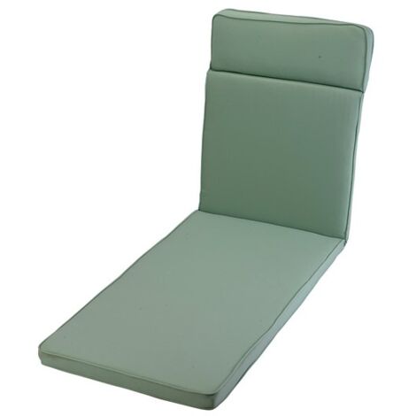 Misty Jade Sun Lounger Outdoor Garden Furniture Cushion - L198 x W60 x H4 cm