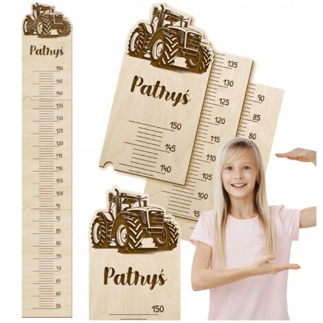 Misura dell'altezza con NOME Righello per misurare la lunghezza per bambini 150 cm