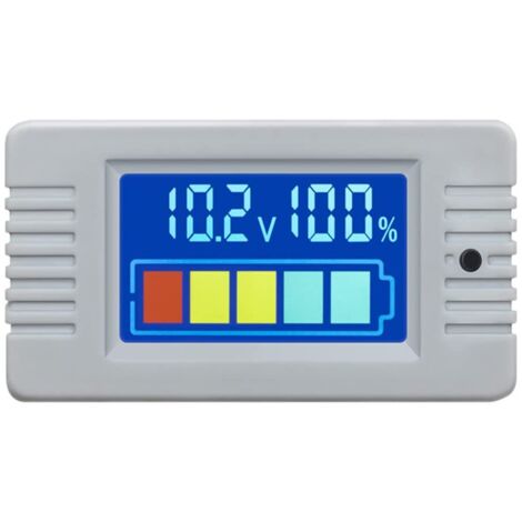 Misuratore di capacità di tensione del monitor della batteria, misuratore di capacità percentuale, voltmetro 0100 V